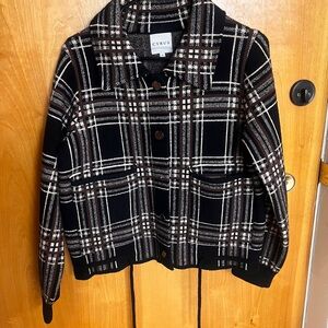 Cyrus Black Plaid chic Jacket